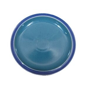 Denby Harlequin Dinner Plates Set Of 3 Green Blue Stoneware  England 10.5"